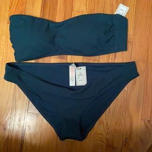 Dark green bikini